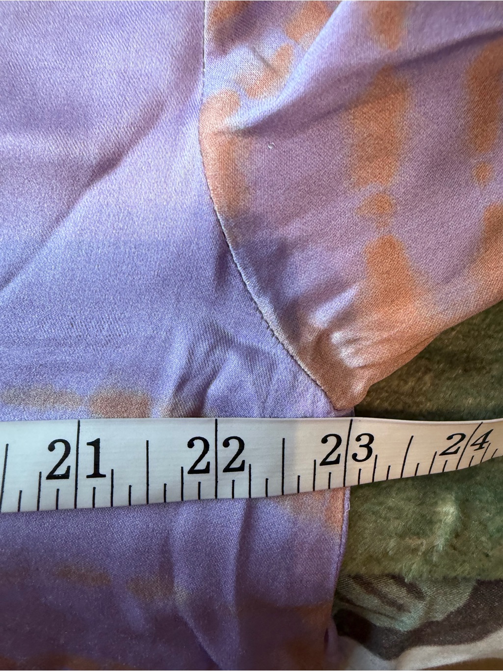 Lavender And Peach Tie-Dye Midi Dress — image 4 of 5